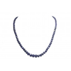 Necklace Strand String Womens Beaded Women Jewelry Lapis Lazuli Stone Beads B81